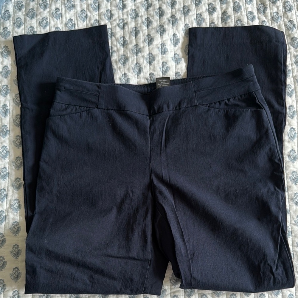 Apt. 9 Navy Blue Straight Leg Pants